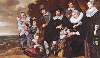 Family Group In A Landscape II